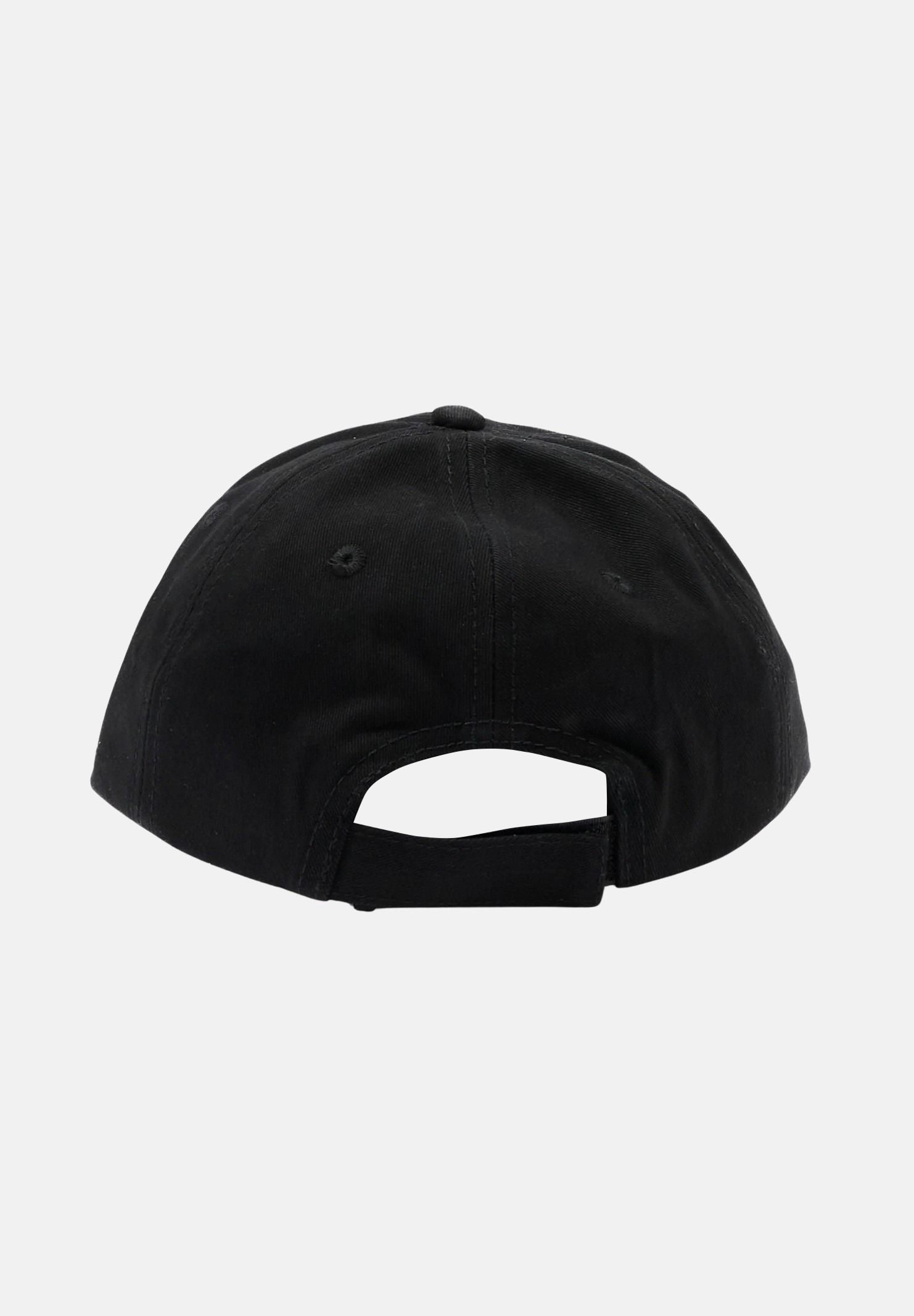 PALM ANGELS Cappello con visiera nero per uomo e donna rifinito da logo PBLB002S26FAB003 110 PALM ANGELS 