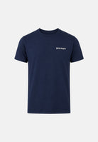 PALM ANGELS  T-shirt manica corta navy-blu da uomo, con logo minimal sul petto<BR/> PLA1UMBTS01BI NA PALM ANGELS 