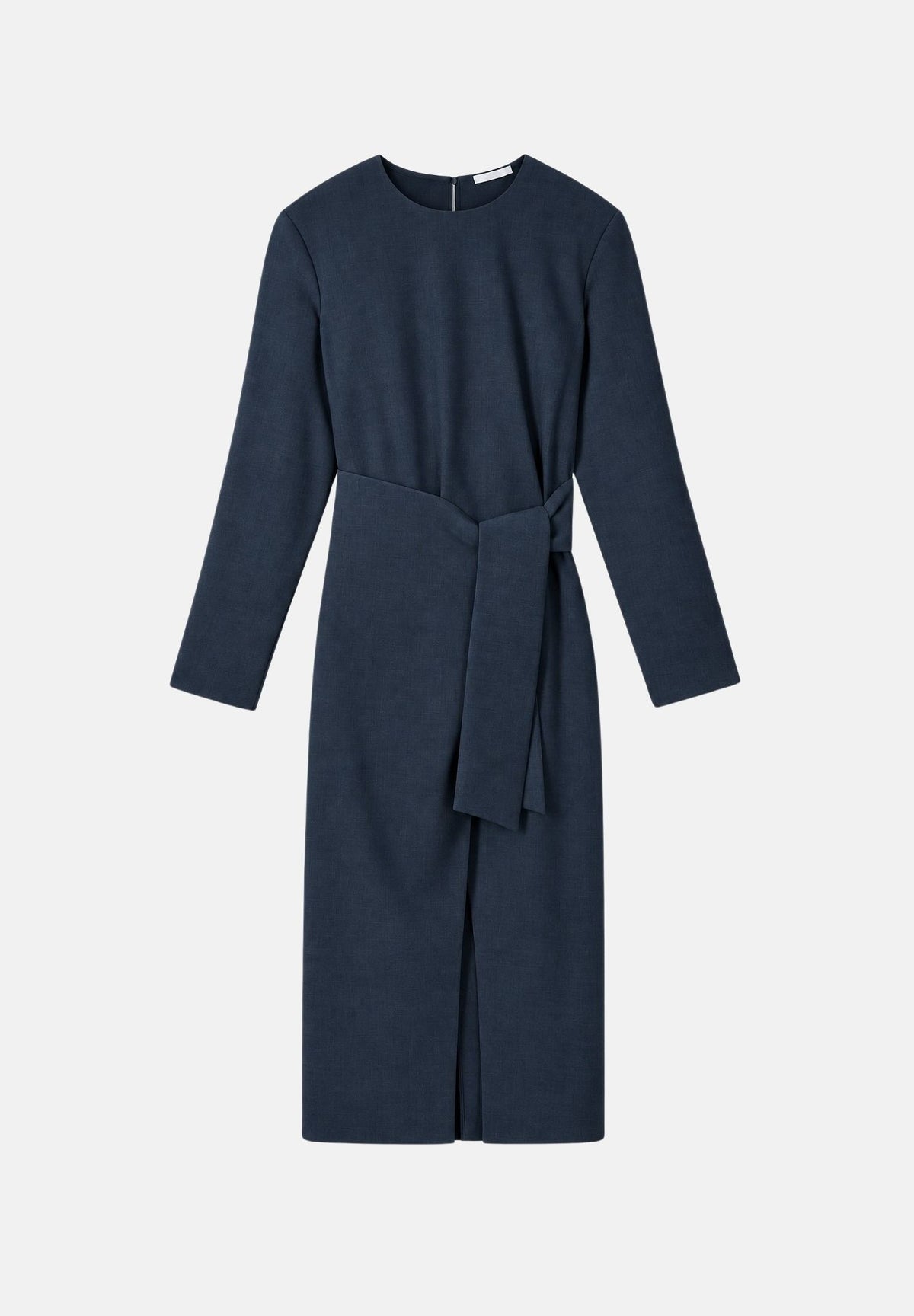 PATRIZIA PEPE Abito midi a portafoglio nexus blu da donna con cintura in vita e linea lunga. 2A0124C0273 CB23 PATRIZIA PEPE 