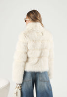 PATRIZIA PEPE Pelliccia FLUFFY panna da donna 2O0185E077 W452 PATRIZIA PEPE 