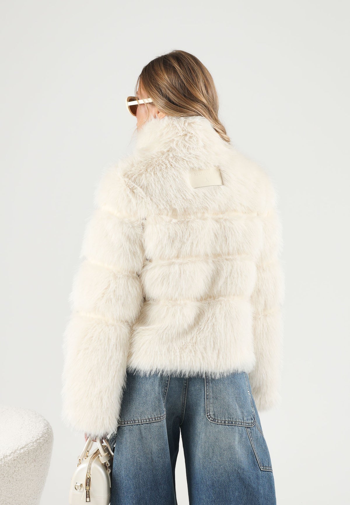 PATRIZIA PEPE Pelliccia FLUFFY panna da donna 2O0185E077 W452 PATRIZIA PEPE 