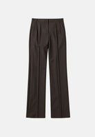 PATRIZIA PEPE Pantaloni sartoriali marrone scuro da donna conn princes frontali 2P0064A475 B913 PATRIZIA PEPE 