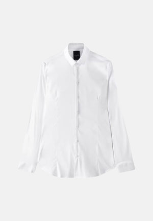 PATRIZIA PEPE Camicia a manica lunga bianca da uomo 5C0055A01 W103 PATRIZIA PEPE 