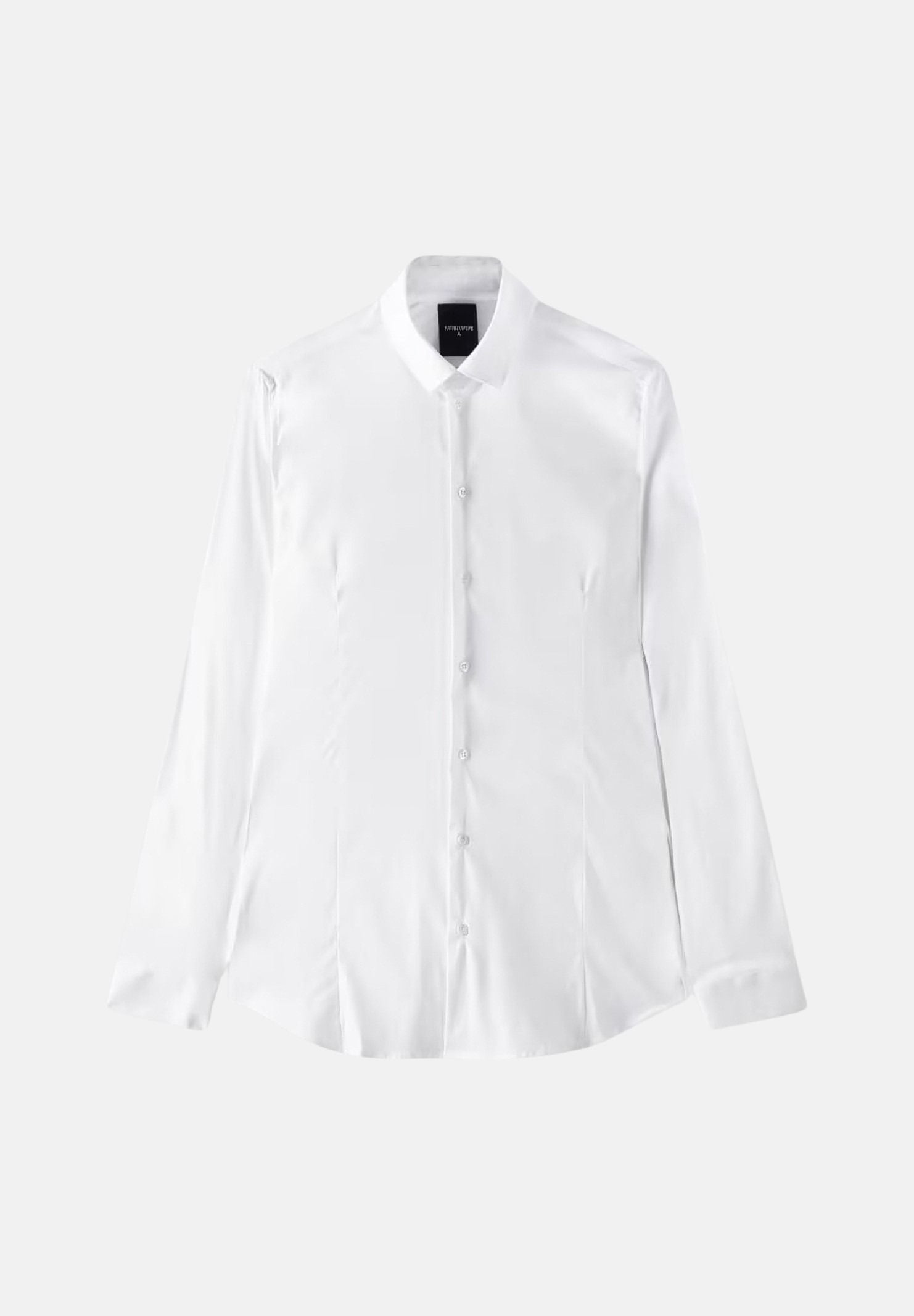 PATRIZIA PEPE Camicia a manica lunga bianca da uomo 5C0055A01 W103 PATRIZIA PEPE 