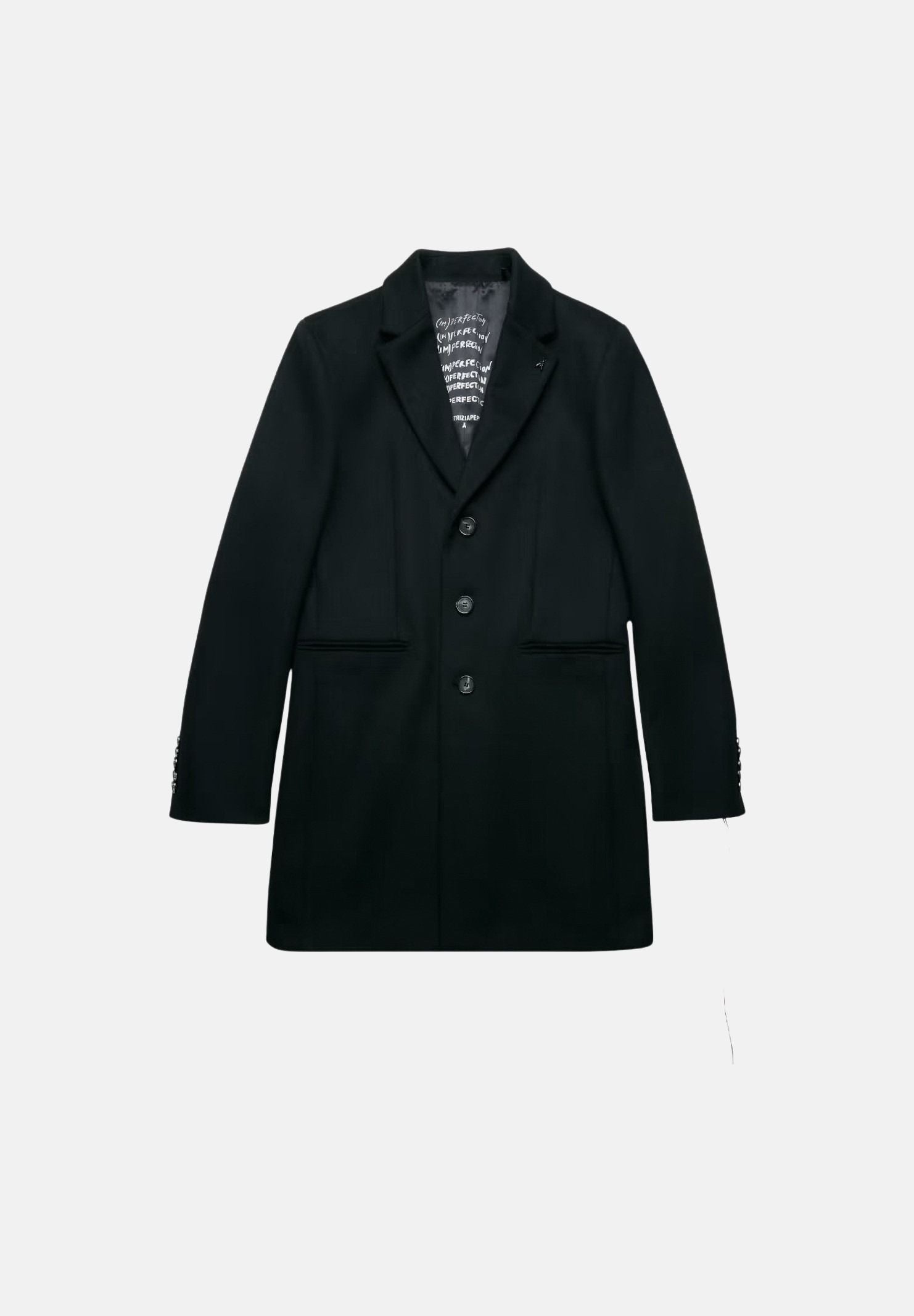 PATRIZIA PEPE Cappotto lungo dark navy blu da uomo 5O0031A171 K103 PATRIZIA PEPE 