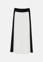 PATRIZIA PEPE Pantaloni eleganti bianchi da donna con inserti laterali a contrasto e vita regolare. 8P0244C7004 J526 PATRIZIA PEPE 