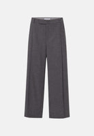 PATRIZIA PEPE Pantaloni eleganti  gray flannel-grigio da donna con piega centrale stirata e chiusura nascosta. 8P0535C0250 S796 PATRIZIA PEPE 