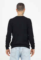 PAVIDAS Maglioncino nero per uomo e donna con ricamo logo PAVIDAS-SWEATER BLACK PAVIDAS 