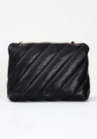 PINKO Borsa a tracolla Big Love Bag Puff nera da donna con motivo trapuntato 100037A0F2 Z99Q PINKO 