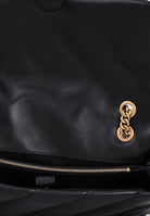 PINKO Borsa a tracolla Big Love Bag Puff nera da donna con motivo trapuntato 100037A0F2 Z99Q PINKO 