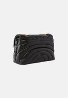 PINKO Borsa LOVE PUFF CLASSIC CL Nero Antique Gold da donna con motivo trapuntato Butterfly. 100038A1EX Z99Q PINKO 