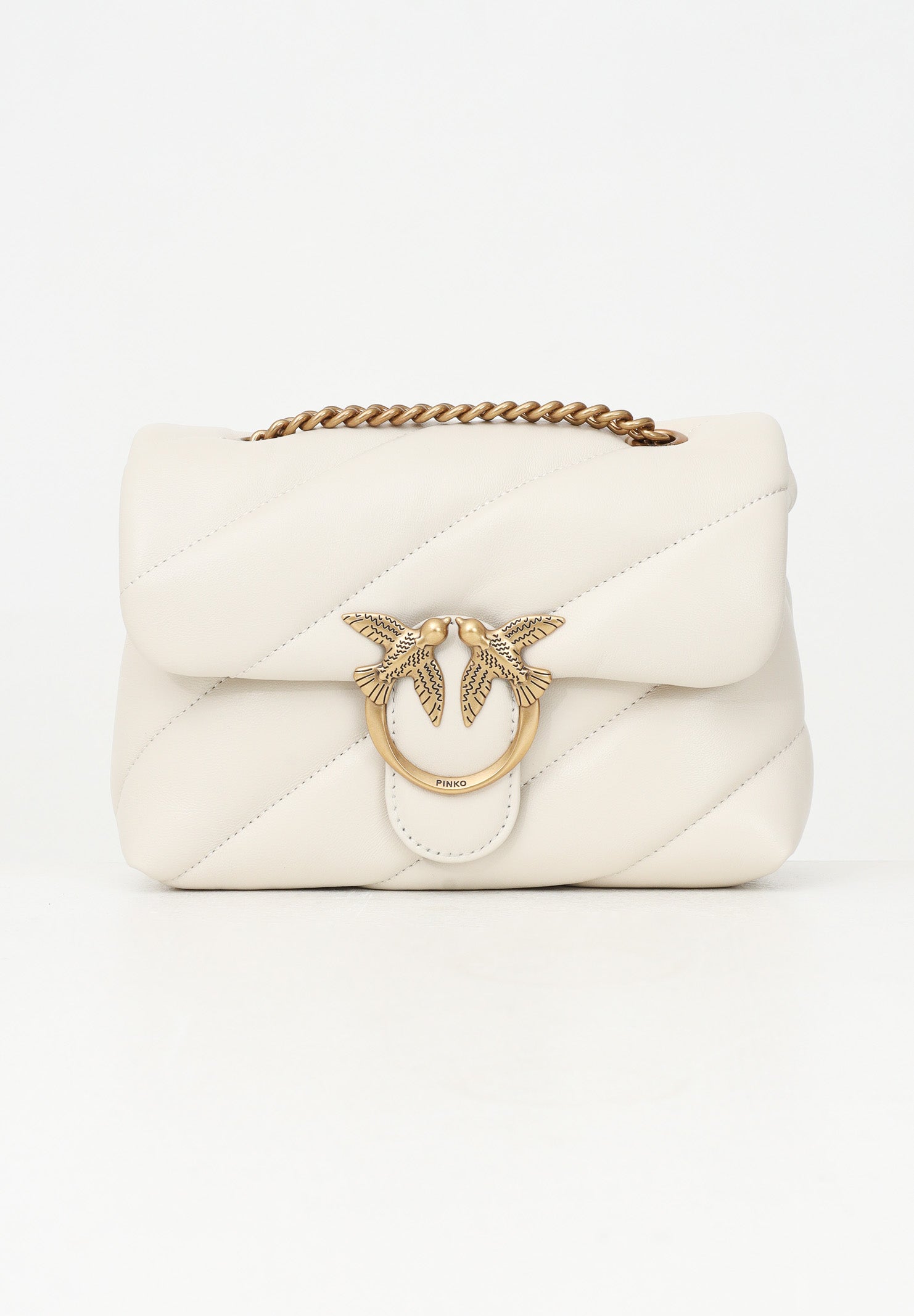 PINKO Borsa a tracolla Mini Love Bag Puff burro da donna 100039A0F2 Z14Q PINKO 