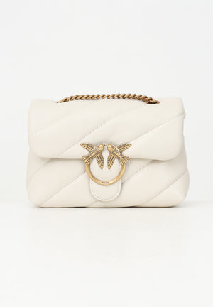 PINKO Borsa a tracolla Mini Love Bag Puff burro da donna 100039A0F2 Z14Q PINKO 