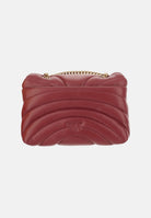 PINKO Borsa con tracolla LOVE BAG rosso antico da donna con catena e iconica fibbia metallica. 100039A1EX R59Q PINKO 