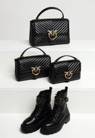PINKO Borsa a mano Classic Love Bag Puff nera da donna 100043A0GK Z99Q PINKO 