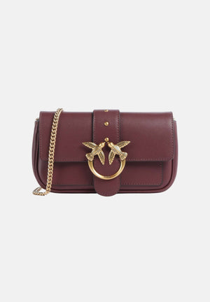 PINKO Borsa a tracolla POCKET LOVE BAG ONE SIMPLY color ribes-bordeaux  da donna 100061A0F1 WW5Q PINKO 