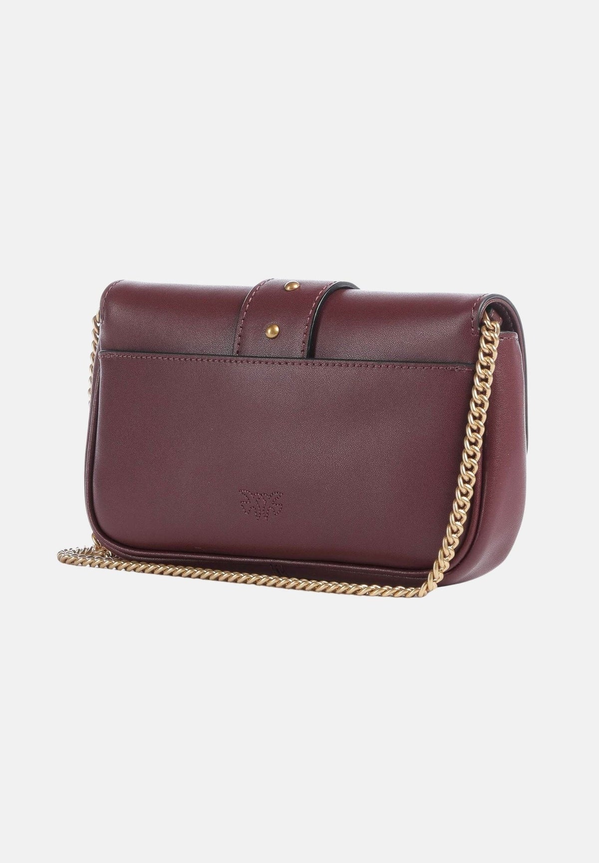 PINKO Borsa a tracolla POCKET LOVE BAG ONE SIMPLY color ribes-bordeaux  da donna con finitura liscia 100061A0F1 WW5Q PINKO 