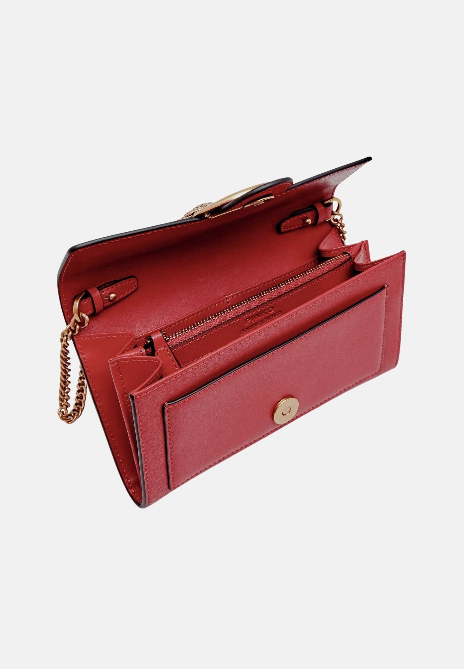 PINKO Borsa a tracolla MINI BAG rosso rio antique da donna con chiusura con patta 100062A0F1 R59Q PINKO 