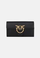 PINKO Borsa LOVE ONE WALLET C mini a tracolla Nero Antique Gold da donna 100062A0F1 Z99Q PINKO 