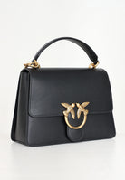 PINKO Borsa a mano  Love Bag Top Handle Light nera da donna  con finitura liscia 100066A0F1 Z99Q PINKO 