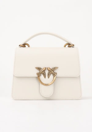 PINKO Borsa a mano Mini Love Bag One Top Handle Light panna da donna 100071A0F1 Z14Q PINKO 