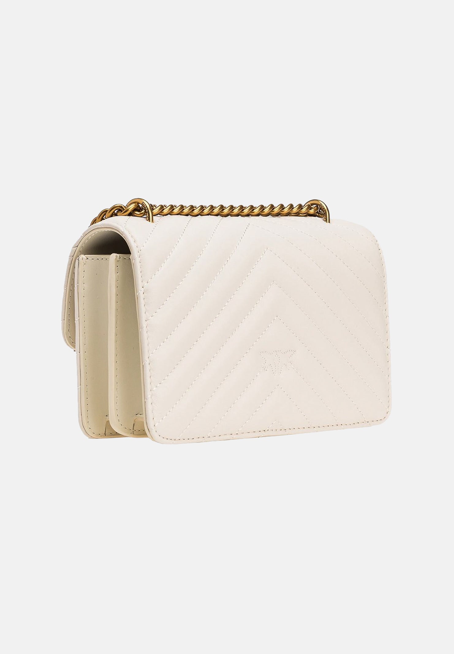 PINKO Borsa a tracolla Love Bag One Chevron panna da donna 100074A0GK Z14Q PINKO 