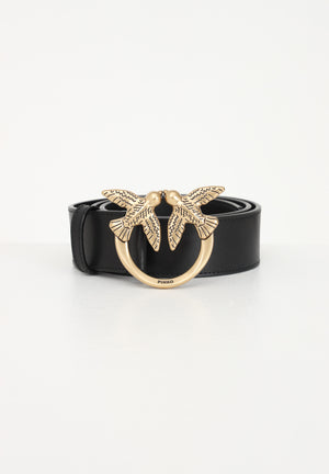 PINKO Cintura Love Birds nera da donna 100120A0F1 Z99Q PINKO 