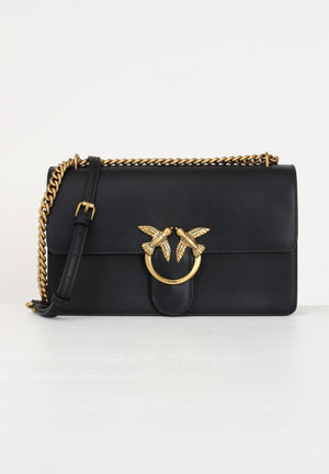 PINKO Borsa a tracolla Classic Love Bag One nera da donna 100941A0F1 Z99Q PINKO 