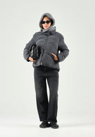 PINKO Piumino MIRCO CABAN  Caviale nero da donna con lavorazione trapuntata. 101598A39J Z98 PINKO 