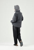 PINKO Piumino MIRCO CABAN  Caviale nero da donna con lavorazione trapuntata. 101598A39J Z98 PINKO 