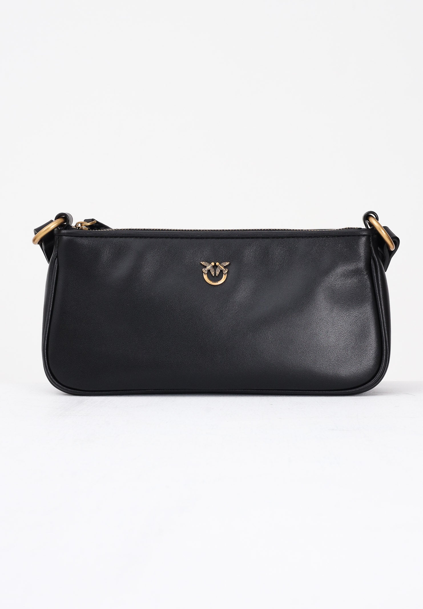 PINKO Borsa a spalla MINI HALF MOON BAGUETTE nera da donna 105069A0QO Z99Q PINKO 