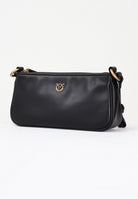 PINKO Borsa a spalla MINI HALF MOON BAGUETTE nera da donna  dalla texture liscia 105069A0QO Z99Q PINKO 