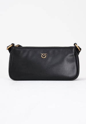 PINKO Borsa a spalla MINI HALF MOON BAGUETTE nera da donna 105069A0QO Z99Q PINKO 