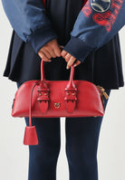 PINKO Borsa a mano LOVE ONE POCKET C rossa da donna con lucchetto decorato dall'iconico logo Love Birds 105334A0QO R59Q PINKO 