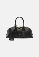 PINKO Borsa LOVE ONE POCKET C Nero-Antique Gold, da donna con chiusura Love Birds 105334A0QO Z99Q PINKO 