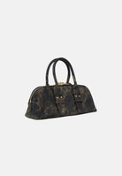 PINKO Borsa a mano  ESCAPE BAG HORIZONTAL verde militare da donna con motivo camouflage 105334A3LR ST3Y PINKO 