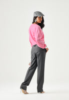 PINKO Maglia LANZAROTE CON LOGO LOVE BIRDS rosa garofalo da donna 105417A18M O00 PINKO 