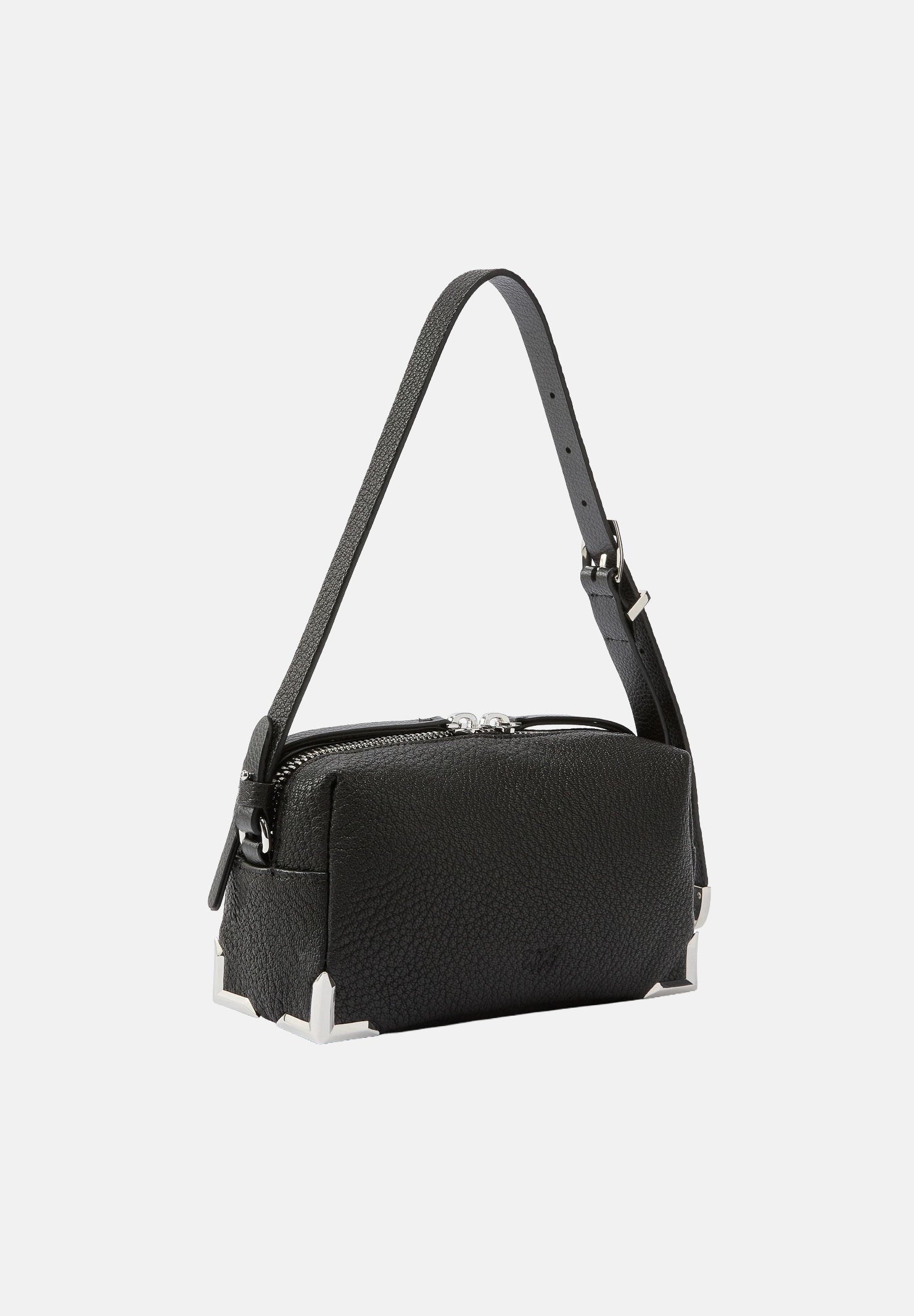 PINKO Borsa a tracolla TRIPTYCH BOWLING nero limousine da donna con mini logo iconico 106967A3CX Z99N PINKO 