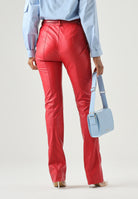 PINKO Pantaloni FLARE  rosso-rosa porpora da donna. 107127A3EQ R45 PINKO 