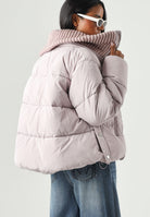 PINKO Giubbotto DIANTHUS viola ghiaccio rosa, da donna con design imbottito 107161A39J O06 PINKO 