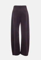 PINKO Pantaloni  NEW LEXY  bordeaux scuro da donna con cintura e fibbia Love Birds Diamond Cut. 107201A18E RR7 PINKO 