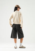 PINKO Maglia SPARTA SWEATER rugiada gelata-beige da donna con lavorazione essenziale 107205A3G1 C15 PINKO 