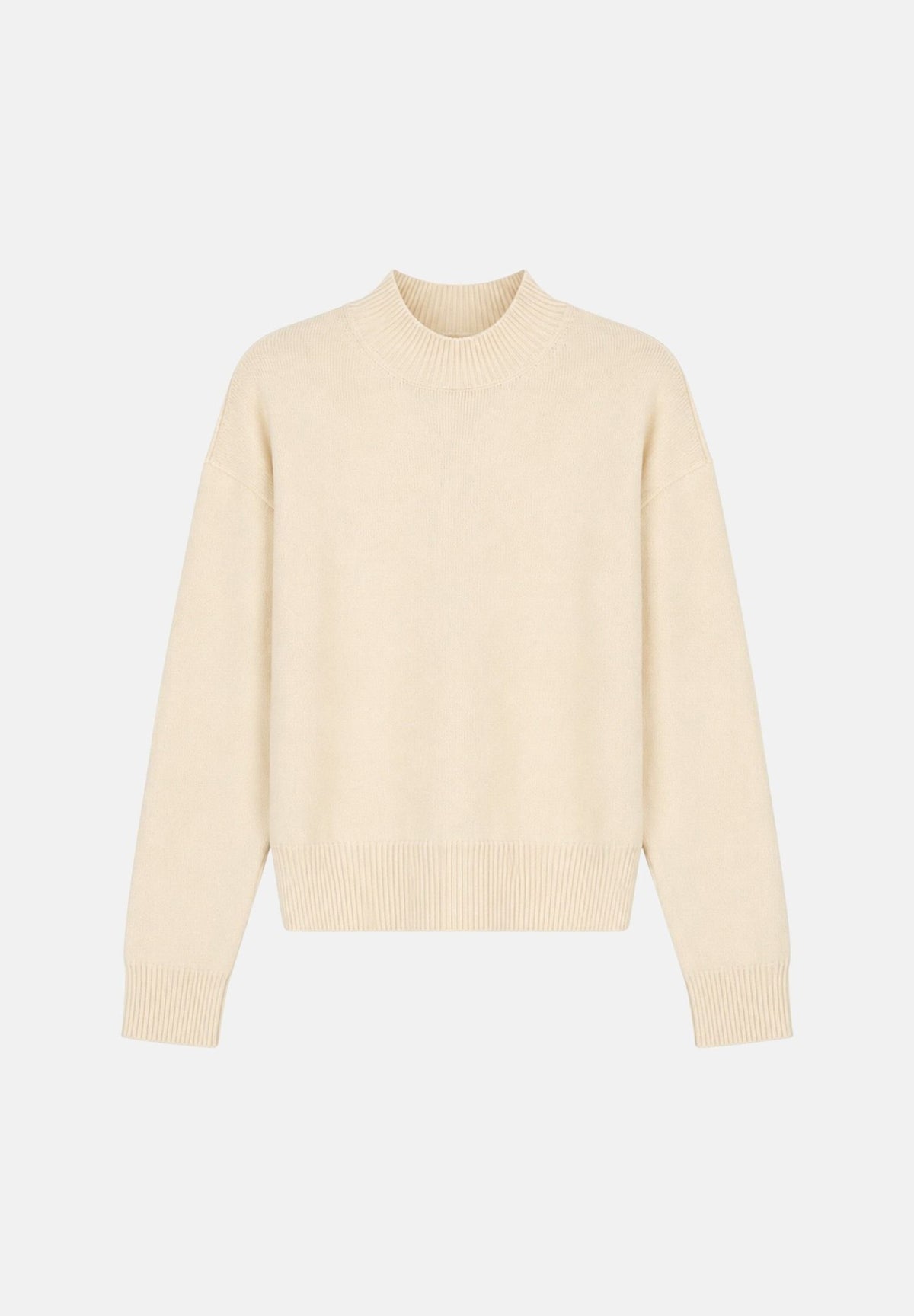 PINKO Maglione girocollo SPARTA SWEATER rugiada gelata-beige da donna con lavorazione essenziale 107205A3G1 C15 PINKO 