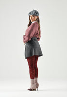 PINKO Gonna GIUNCO SKIRT Multicolor Grey-Pink, grigio e rosa, donna. 107416A3FF IN4 PINKO 