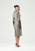 PINKO Abito ANTHEA DRESS Multicolor Beige-Bordeaux-Black beige bordeaux e nero da donna. 107417A3FF CYZ PINKO 
