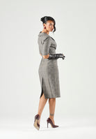 PINKO Abito ANTHEA DRESS Multicolor Beige-Bordeaux-Black beige bordeaux e nero da donna. 107417A3FF CYZ PINKO 