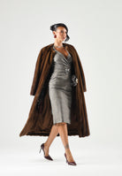 PINKO Abito ANTHEA DRESS Multicolor Beige-Bordeaux-Black beige bordeaux e nero da donna. 107417A3FF CYZ PINKO 