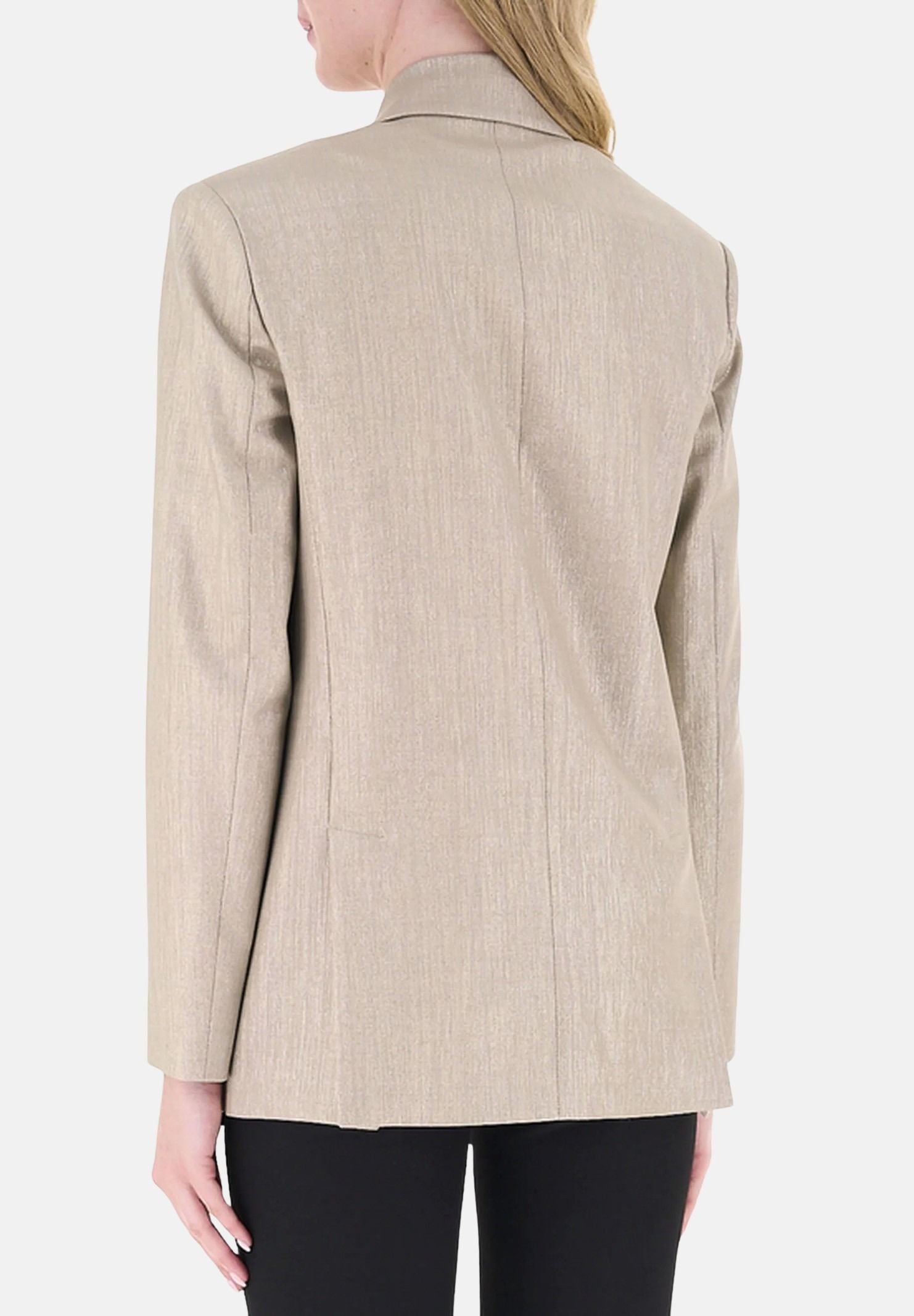 PINKO Blazer  DOPPIOPETTO METALLIZZATO multi beige e oro da donna 107421A3G4 CH3 PINKO 