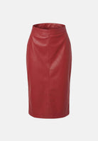 PINKO gonna midi Gerbera Gonna rosso rosa porpora rosso, donna. 107460A3EQ R45 PINKO 