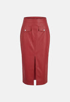 PINKO gonna midi Gerbera Gonna rosso rosa porpora rosso, donna. 107460A3EQ R45 PINKO 